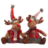 Christmas 2Pc Set - Denim Reindeer